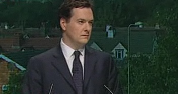 Osborne attending the wake for British electoral politics.